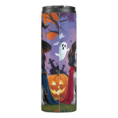 Bouteilles Isothermes Bluetick Coonhound Chiens Citrouille Halloween Fun (Dos)
