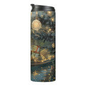 Bouteilles Isothermes Bluetick Coonhound Noël Festive Voyage (Tourné sur la droite)