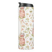 Bouteilles Isothermes Blush Bow Golf Monogramme Personnalisé (Tourné sur la droite)
