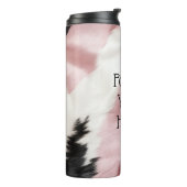 Bouteilles Isothermes Blush Rose Blanc Or Noir Vachette Animal (Tourné sur la gauche)