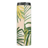 Bouteilles Isothermes Boho Blush Green Tropical Palm Plage Feuille (Dos)
