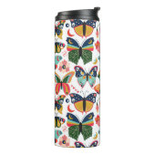 Bouteilles Isothermes Boho Butterflies : Motif en papier peint sans cout (Tourné sur la gauche)
