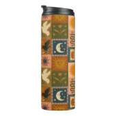 Bouteilles Isothermes Boho Celestial | Soleil et lune rétro (Tourné sur la droite)