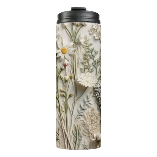 Bouteilles Isothermes Boho Fleurs sauvages (Devant)