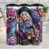 Bouteilles Isothermes Boho Floral Iced Coffee Dream