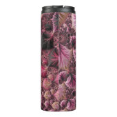 Bouteilles Isothermes Boho Funky Éclectique Rose Noir Abstrait Fractal (Dos)