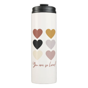 Bouteilles Isothermes Boho Hearts Love Positive Citation Vous êtes si ai