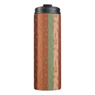 Bouteilles Isothermes Boho Leaf Motif Rustic Home Décor