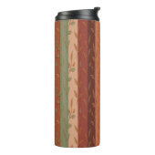 Bouteilles Isothermes Boho Leaf Motif Rustic Home Décor (Tourné sur la gauche)