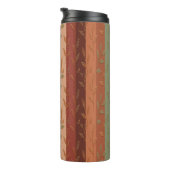 Bouteilles Isothermes Boho Leaf Motif Rustic Home Décor (Tourné sur la droite)