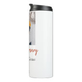 Bouteilles Isothermes Boho moderne heureux anniversaire ajouter nom date (Tourné sur la droite)