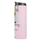 Bouteilles Isothermes Boho moderne heureux anniversaire ajouter nom date (Tourné sur la droite)