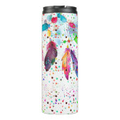 Bouteilles Isothermes Boho plumes thermo-tumbler (Dos)