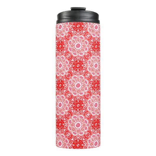 Bouteilles Isothermes Boho Red Medallion Tumbler thermique (Devant)