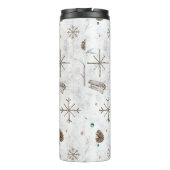 Bouteilles Isothermes Boho Twigs & Pinecone Christmas ID986 (Dos)