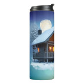 Bouteilles Isothermes *~* Bois Arbre Pine Stream Cabine Lune de nuit (Tourné sur la gauche)