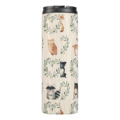 Bouteilles Isothermes Bois Bébé Forêt Animal (Dos)