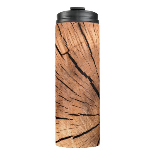 Bouteilles Isothermes Bois de bois de sciage coupe (Devant)