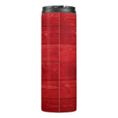 Bouteilles Isothermes Bois de fond rouge, arrière - plan, texture, rusti (Dos)