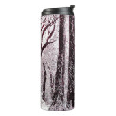 BOUTEILLES ISOTHERMES BOIS FORESTIER NEIGE HIVER SCÉNARIO (Tourné sur la gauche)