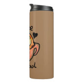 Bouteilles Isothermes Boisson chaude de café de paresse (Tourné sur la droite)