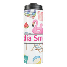 Boisson de plage personnalisée tumbler