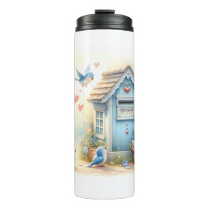 Bouteilles Isothermes Boîte aux lettres Bleue de Lettres d'Amour Cottage