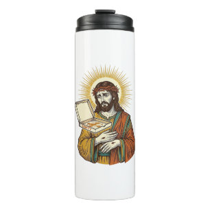 Bouteilles Isothermes Boîte de pizza vide Jésus Frigo Trahison Humour al