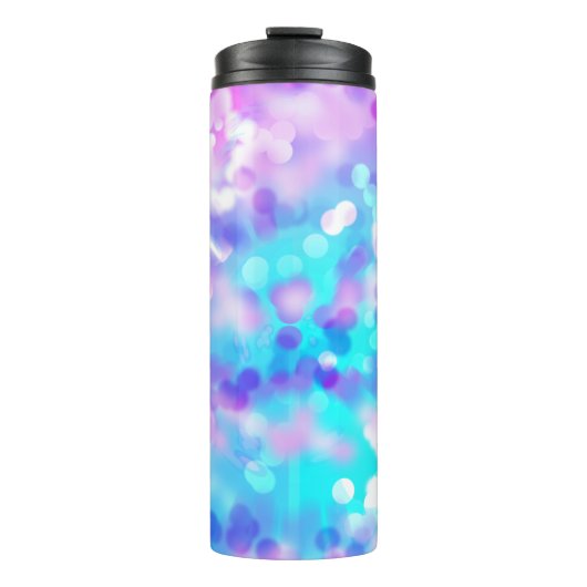 Bouteilles Isothermes Bokeh Violet Et Bleu 7518 (Devant)