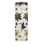 Bouteilles Isothermes Bold Black and Gold Abstract Floral (Dos)