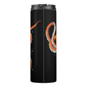 Bouteilles Isothermes Bold Orange Mesmerizing Octopus Mandala  (Dos)