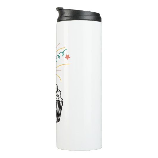 Bouteilles Isothermes Bon gâteau d'anniversaire (Tourné sur la droite)