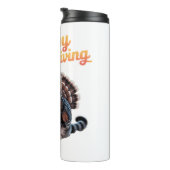 Bouteilles Isothermes Bon thanksgiving Chat Turquie Fête Automne Classiq (Tourné sur la droite)