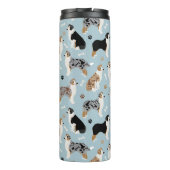 Bouteilles Isothermes Bones et pinces de berger australiens (Dos)