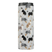 Bouteilles Isothermes Bones et pinces de berger australiens (Dos)