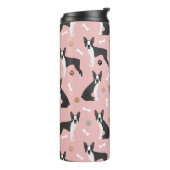 Bouteilles Isothermes Bones et pinces thermiques de Boston Terrier (Tourné sur la gauche)