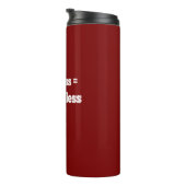 Bouteilles Isothermes Bonheur = Besoin de moins (Tourné sur la droite)