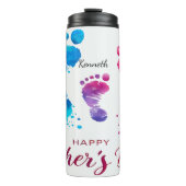 Bouteilles Isothermes Bonne Fête des pères Empreinte Art (Devant)