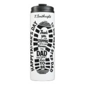 Bouteilles Isothermes Bonne Fête des pères Stepped Papa (Devant)