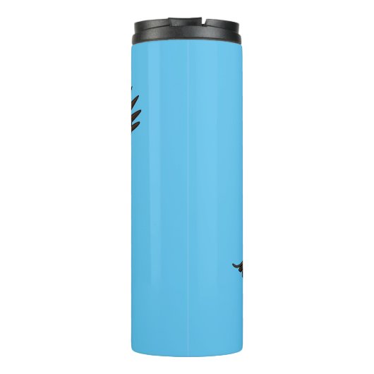 Bouteilles Isothermes Bonne illustration de dessin d'aigle à chauve-sour (Dos)