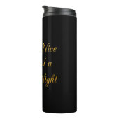 Bouteilles Isothermes Bonne journée et meilleur tirage d'art nocturne (Tourné sur la droite)