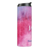 Bouteilles Isothermes Bonne Journée Purple Rose Pastel Design (Tourné sur la gauche)