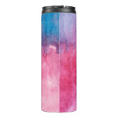 Bouteilles Isothermes Bonne Journée Purple Rose Pastel Design (Dos)