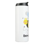 Bouteilles Isothermes Bonne princesse d'abeille avec couronne et slogan  (Tourné sur la gauche)