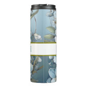 Bouteilles Isothermes Bonnet à boisson florale personnalisée (Dos)