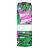 Bouteilles Isothermes Bonnet à boisson florale personnalisée (Dos)