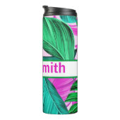 Bouteilles Isothermes Bonnet à boisson florale personnalisée (Tourné sur la droite)