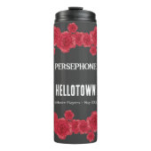 Bouteilles Isothermes Bonnet d'eau de la frontière de l'oeillet rouge (Devant)