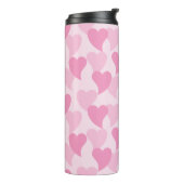 Bouteilles Isothermes Bons Coeurs Motif sans couture (Tourné sur la gauche)
