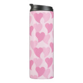 Bouteilles Isothermes Bons Coeurs Motif sans couture (Tourné sur la droite)